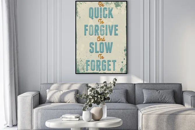 Plakat: Vintage ilustracja typografia wektor grunge efektów.