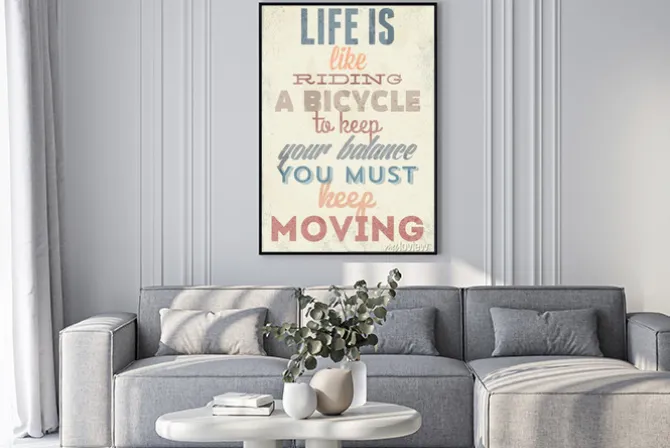 Plakat: Vintage ilustracja typografia wektor grunge efektów. może być