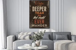 Plakat: Vintage ilustracja typografia wektor grunge efektów. może być