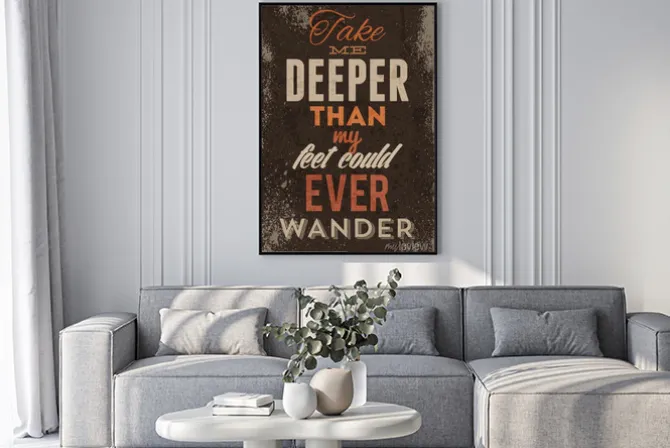 Plakat: Vintage ilustracja typografia wektor grunge efektów. może być