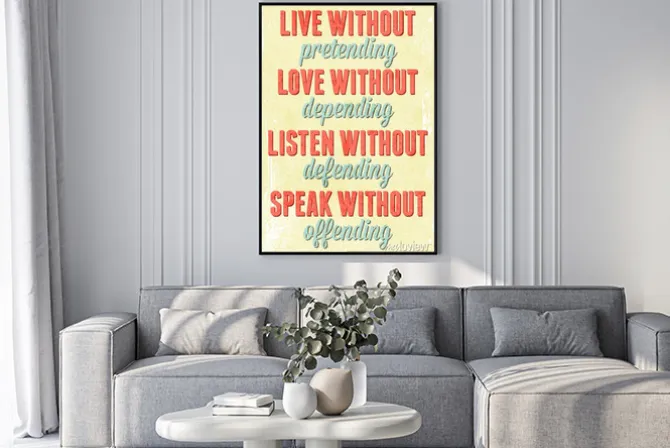 Plakat: Vintage ilustracja typografia wektor grunge efektów. może być