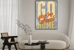 Plakat: Vintage ilustracja typografia wektor grunge efektów. może być