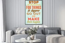 Plakat: Vintage ilustracja typografia wektor grunge efektów. może być