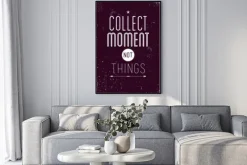 Plakat: Vintage motywacyjny plakatu. zdobywaj chwilę nie rzeczy