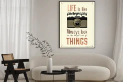 Plakat: Vintage old camera poster drukarski