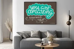 Plakat: Vintage plakat motywacyjny