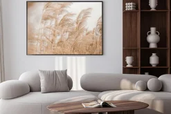 Plakat: W stylu boho trawy na wietrze