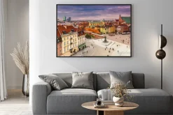 Plakat: Warszawa plac zamkowy