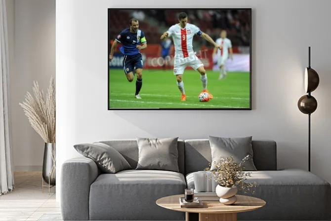 Plakat: Warszawa, polska - 07 września 2015: euro 2016 france football