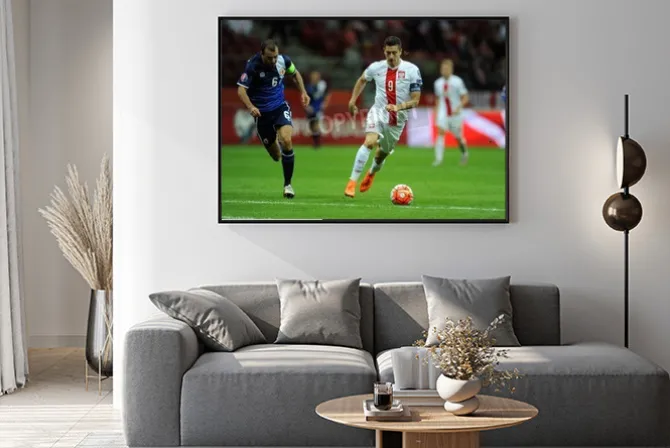 Plakat: Warszawa, polska - 07 września 2015: euro 2016 france football