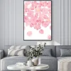 Plakat: Watercolor illustration of cherry blossoms painted by hand