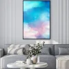 Plakat: Watercolor sky painting vector background