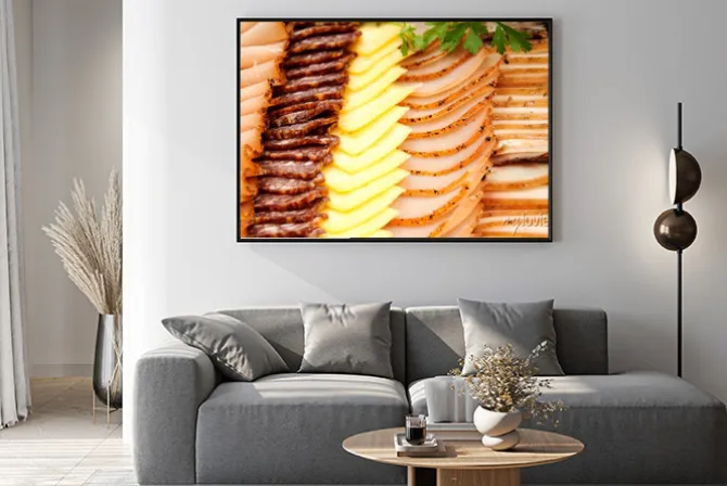 Plakat: Wędliny z serem