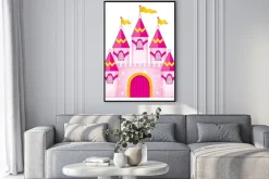 Plakat: Wektor magic fairytale castle