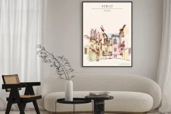 Plakat: Wenecja europa rocznik ręcznie rysowane pocztówki