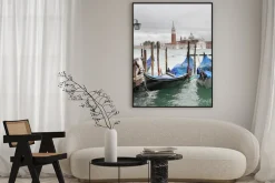 Plakat: Wenecja w pochmurny dzień