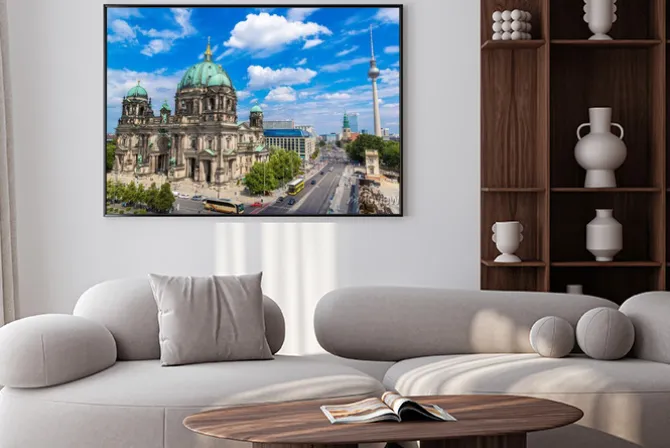 Plakat: Widok katedry w berlinie