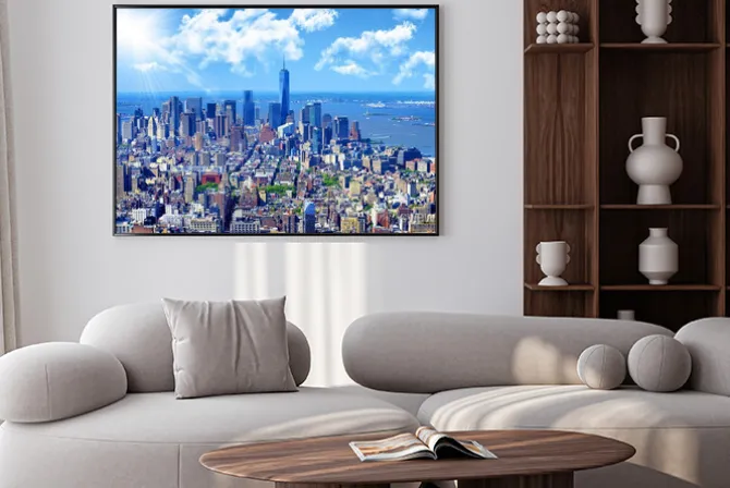 Plakat: Widok na manhattan