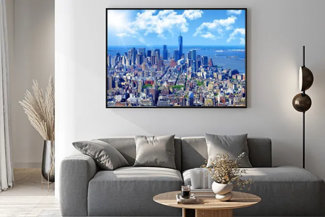 Plakat: Widok na manhattan