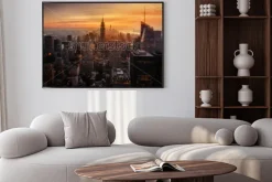 Plakat: Widok z góry na wieżowce nowego jorku