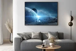 Plakat: Widok z kosmosu na planety