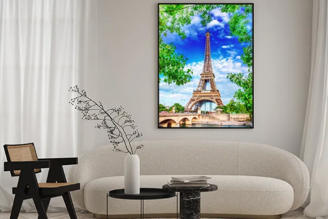 Plakat: Wieża eiffla