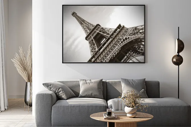 Plakat: Wieża eiffla, paryż