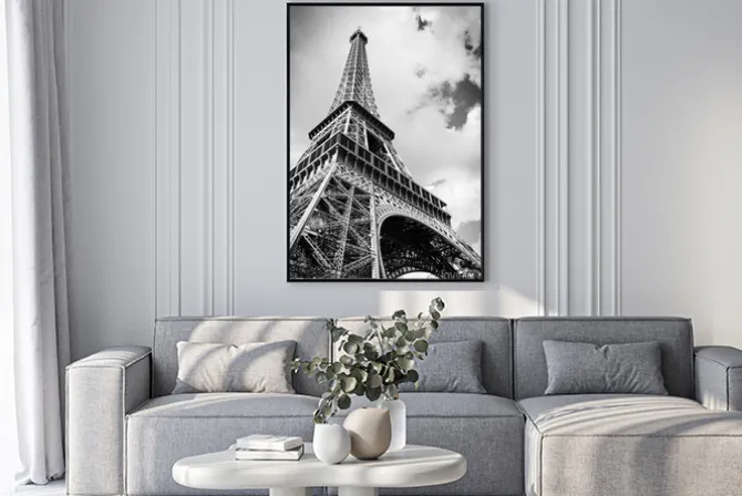 Plakat: Wieża eiffla, paryż francja