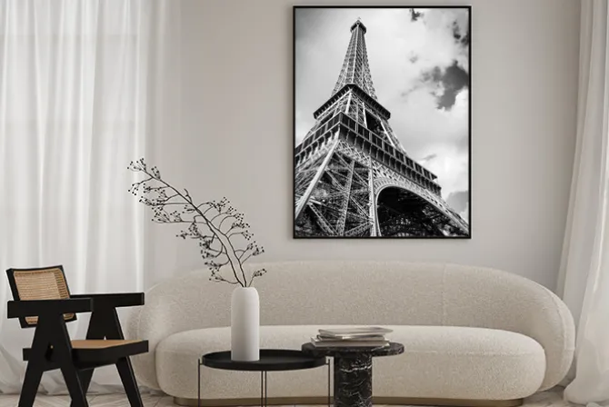 Plakat: Wieża eiffla, paryż francja