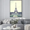 Plakat: Wieża eiffla w paryżu