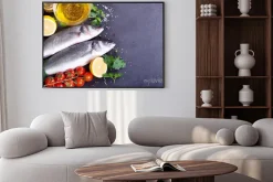 Plakat: Świeże ryby okoń morski