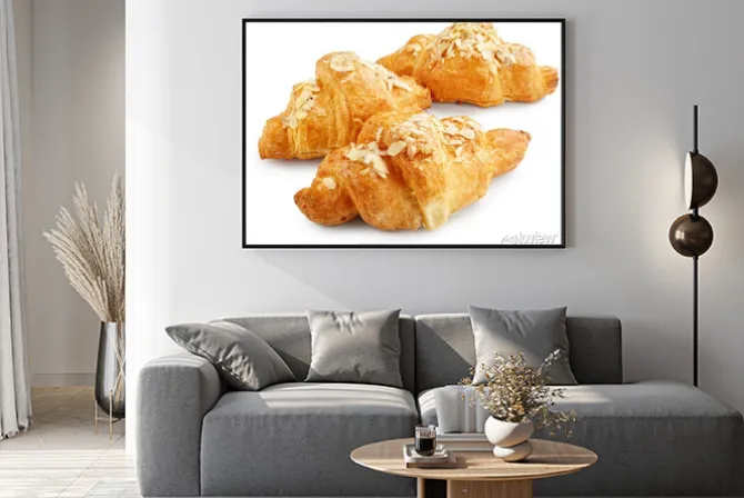 Plakat: Świeże słodkie rogale