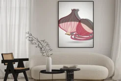 Plakat: Świeże warzywa projektowanie