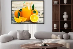 Plakat: Świeży sok z pomarańczy