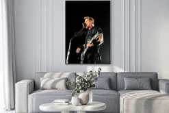 Plakat: Wokalista zespołu metallica james hetfield