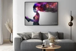 Plakat: Wszechświat kobieta