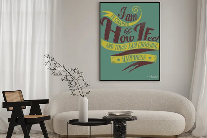 Plakat: Wybieram szczęście