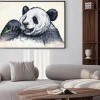 Plakat: Wygrawerować atramentu rysować rysunek panda