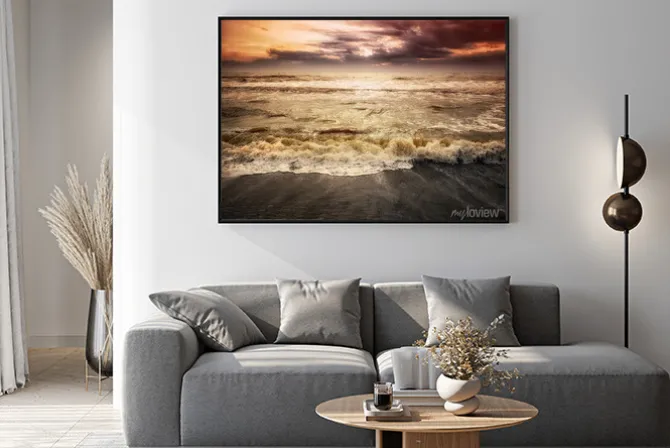 Plakat: Wzburzone morze