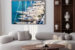 Plakat: Yachthafen anlegestelle