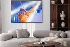 Plakat: Yateley, uk - june 30, 2012: professional freddie mercury tribute