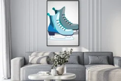 Plakat: Łyżwiarstwo ikonę projektowania