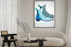 Plakat: Łyżwiarstwo ikonę projektowania