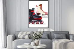 Plakat: Łyżwiarstwo ikonę projektowania