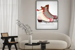 Plakat: Łyżwiarstwo ikonę projektowania