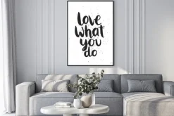 Plakat: Zacytować. kocham to co robisz.