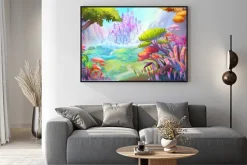 Plakat: Zamek w baśniowej krainie