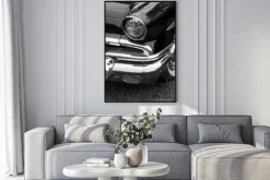 Plakat: Zamknij si? prawe reflektor czarnego b? yszcz? ce klasyczny rocznika