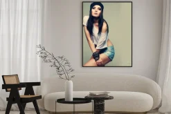 Plakat: Zdjęcie pięknej dziewczyny w stylu pinup, glamour