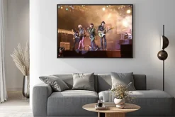 Plakat: Zespół scorpions podczas koncertu